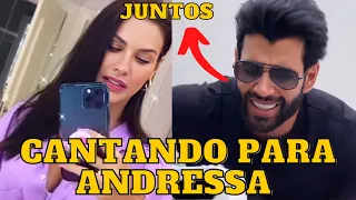 Gusttavo Lima e Andressa Suita JUNTOS em RESENHA com show PARTICULAR do EMBAIXADOR