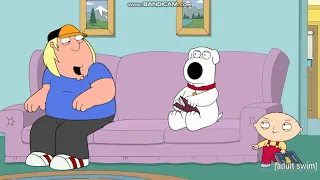 Family Guy Stewie goes back in time to joke about to brian