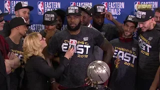 Trophy Presentation Ceremony - 2018 NBA Eastern Conference Finals