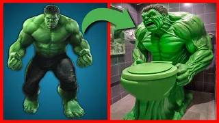 💥Avengers but Toilet |⚡ All Superheros Toilet 🔥