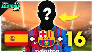 GUESS THE PLAYER: NATIONALITY + CLUB + JERSEY NUMBER | QUIZ FOOTBALL 2022