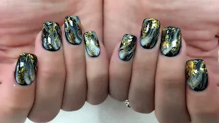 Foil and Marble for spring season/YouTube Amy Huynh