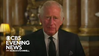 King Charles III vows "lifelong service" in first address