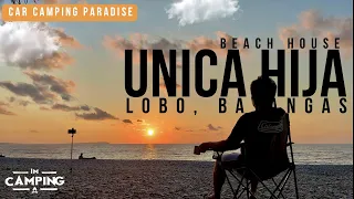 UNICA HIJA BEACH HOUSE | Lobo Batangas | Car Camping | Beach Camping Experience | IMCamping