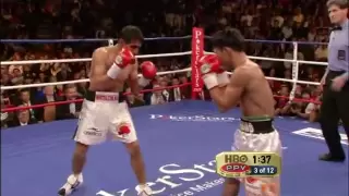 Pacquiao vs Morales III Round 3