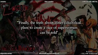 ROB ZOMBIE - WEREWOLF WOMEN OF THE SS LYRICS