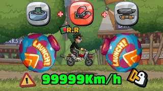 WEIRD SETUP IN THE FASTEST MAP ? 🤔 9 EASY TO HARD MAP 😨 | Hill Climb Racing 2