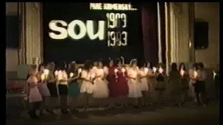 Maturitní ples 1993 SOU obchodní 4.A Beroun