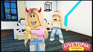 The Spoiled Child STEALS Her Mother's Credit Card... What Happens Is Shocking | Roblox Livetopia RP