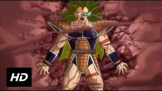 Raditz se transforma en Super Saiyajin 3 frente a Turles. Versión extendida (EDIT). SDBH.