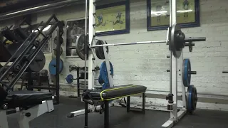 360 LBS bench press for 3 reps at 5'11 and 215 lbs.