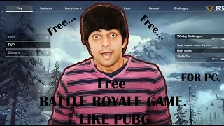 FREE PUBG LIKE GAME BATTLE ROYALE MODE FO PC... RING OF ELYSIUM.