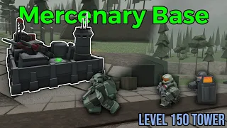 The New Level 150 TDS Tower Is Very OP! [Mercenary Base] | Roblox TDS (v1.19.1)