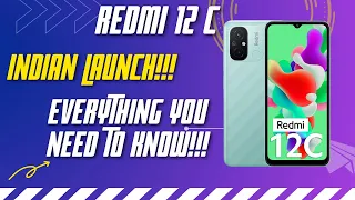 Redmi 12C| Launched in India| A Good Choice??? Everything You Need To Know!!!