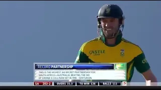 ABD  136* knock Against Australia