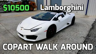 Copart Walk Around, Lamborghini cheap,  Toyota Tacoma