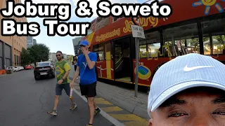 HOP ON Red Bus Sightseeing Tour of Johannesburg Soweto South Africa