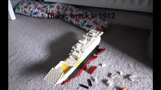 Titanic wreck in 1912 #Titanic