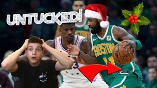 Celtics vs 76ers Christmas day NBA!  (Overtime!)  (Reaction)