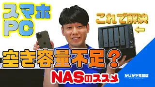 iPhone・パソコンの容量不足はNASで解決！【私物Synology DS918+】