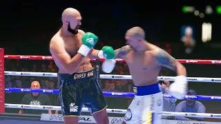 Undisputed Early Access Gameplay - AI Fight - Tyson Fury Vs Usyk