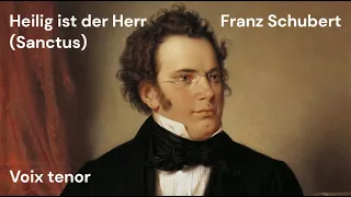 Schubert - Heilig ist der Herr - voix ténor