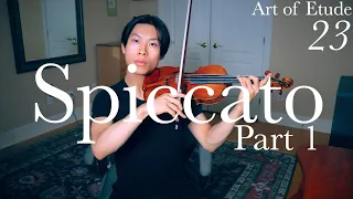 Spiccato on the Violin part 1 | Art of Etude Ep. 23 | Rode Caprice No. 17 | Kerson Leong