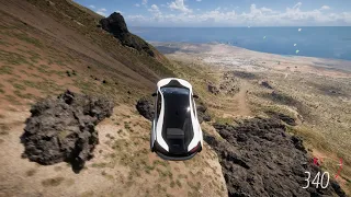 Forza Horizon 5 Mega Ramp Jump Car Mountain 2, I8 2015 BMW