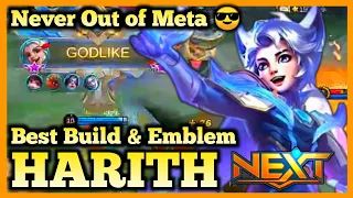 HARITH MOBILE LEGENDS, HARITH BEST BUILD 2020, HARITH GAMEPLAY, SEASON 18, MLBB META MAGE, CARRY