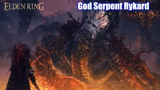 Elden Ring - God Serpent Rykard Boss Fight & Cutscenes