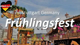 【Stuttgarter Frühlingsfest 2023】🇩🇪Let's go to the Spring Festival in Stuttgart Germany!