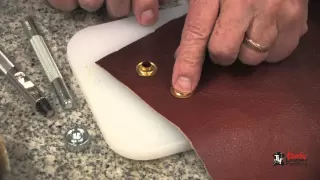 Installing Eyelets And Grommets On Leather