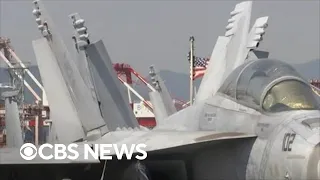 U.S. aircraft carrier arrives in South Korea for first time since 2018