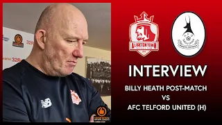 Billy Heath Post Match Interview AFC Telford United (H)