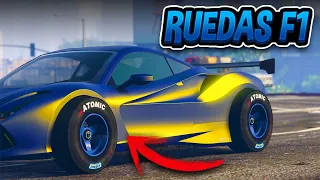 COMO PONER RUEDAS F1 A LOS COCHES EN GTA ONLINE/ MODEAR COCHES CON RUEDAS F1/ TRUCO GTA 5 ONLINE