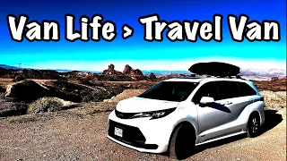 Van Life to Travel Van (Taking a Break From the Road) - Toyota Sienna Hybrid