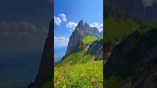 The Saxer Lücke hiking #switzerland #saxerlücke #appenzell #visitswitzerland #nature #discoverearth