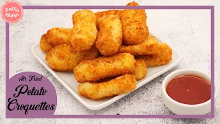 Air Fried Potato Croquettes | Snack | आलू क्रॉकेट्स | Hindi & English Recipe | Babli's Kitchen