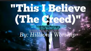 "This I Believe (The Creed)" by Hillsong Worship (Sign Language)[CC]