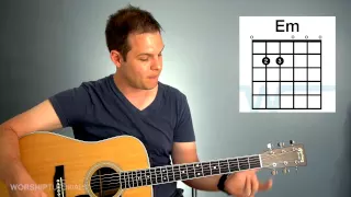 Guitar Lesson - How to play chords in the key of G (G, C, D, Em)