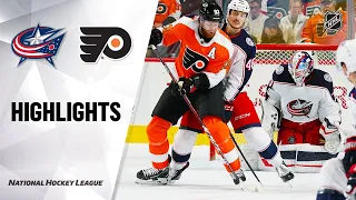 NHL Highlights | Blue Jackets @ Flyers 10/26/19