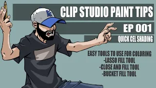 CLIP STUDIO PAINT TIPS: Cel Shading, How to do it quickly, and what tools do I use?