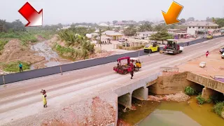 Latest Updates On Kumasi's Atafoa Dual Road Bridge Construction!