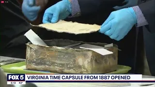 Time capsule hidden beneath Robert E. Lee statue in Richmond opened after 130 years | FOX 5 DC