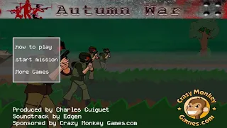 Autumn War Flash Game - All Missions Playthrough