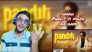 Pandit Ji : Gulzaar Chhaniwala | Mahi Gaur | Mukesh Tiwari | New Haryanvi Movie | Reaction Video