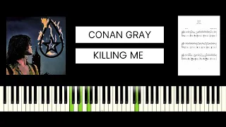Conan Gray - Killing Me (BEST PIANO TUTORIAL & COVER)