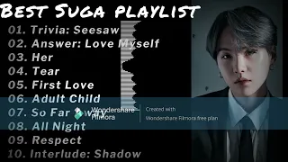 Suga Playlist (chill, study, sleep, relax)