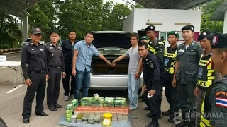 Two Malaysians busted with almost 100kg of drugs in Thailand