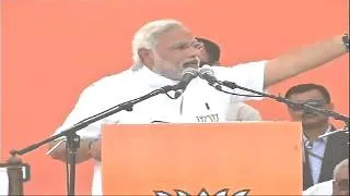 Shri Narendra Modi addressing "Bharat Vijay" rally in Amethi, Uttar Pradesh